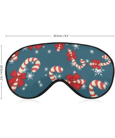 Christmas Sweets Sleep Mask for Men and Women | Adjustable Strap, Blocks Light for Night Travel and Nap | Eye Cover for Sleeping Blindfold - Buy Online on GoSupps.com