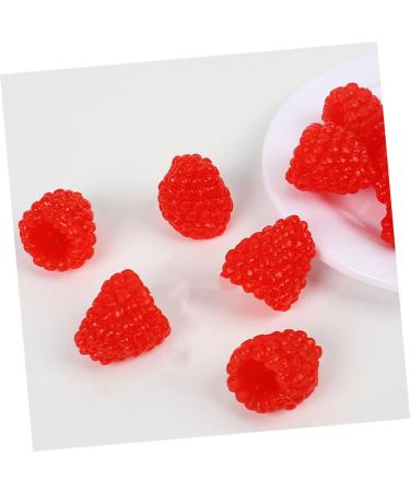 ibasenice 48 Pcs Simulation Fruit Model Photo Prop Desktop Fruit Ornament Simulation Raspberry False Raspberry Decor Lifelike Raspberry Model Pvc Artificial Child Fake Fruit Red 2.30X1.50X1.50CMx3pcs 1 - Buy Online on GoSupps.com