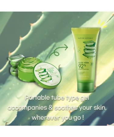 NATURE REPUBLIC Aloe Vera Soothing Gel 92% Moisturizing (Tube) - Buy Online on GoSupps.com
