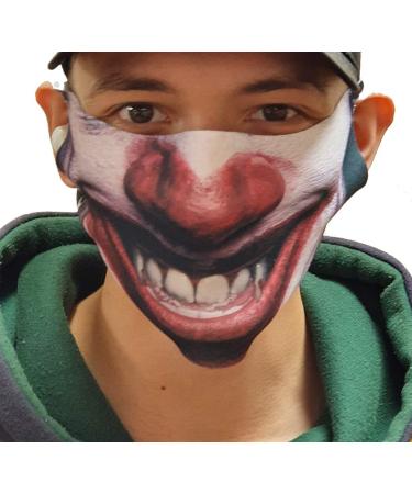 Halloween 3D Print Face Mask Cover - Unisex Washable & Reusable 4 Pack for Adults - Buy Online on GoSupps.com