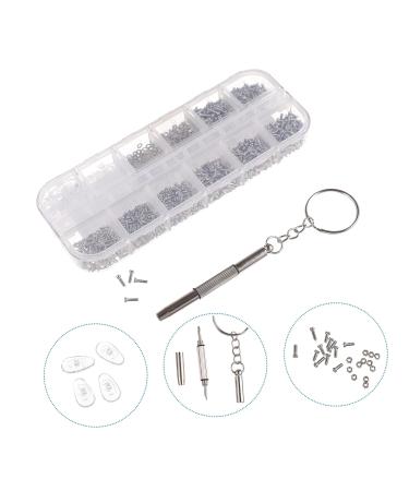 Buy Healeved Tiny Screw Set for Glasses | Mini Tools for Jewelry & Watch Repair | Stainless Steel Screws & Nuts - Buy Online on GoSupps.com