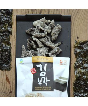 Korean Premium Bugak Nori Seaweed Laver Snack Chips 1.23oz (Pack of 4) - Buy Online on GoSupps.com