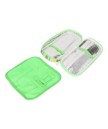 Insulin Cooler Travel Case - Lightweight & Portable Diabetic Cooling Bag in Green - Buy Online on GoSupps.com