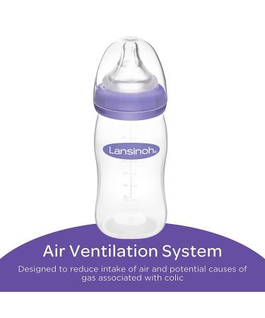Lansinoh mOmma Breastmilk Feeding Bottle 8oz with NaturalWave Nipple - BPA Free - Buy Online on GoSupps.com