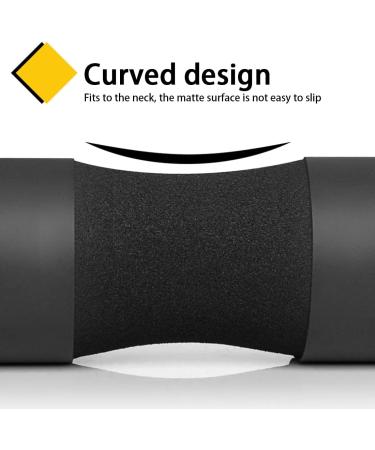 STRBEE MLX Barbell Pad - High Density Sponge for Squat, Lunge, Hip Thrust - Shoulder, Neck, Back, Crotch Protection - Gym & Olympic Barbell - BLACK - Buy Online on GoSupps.com