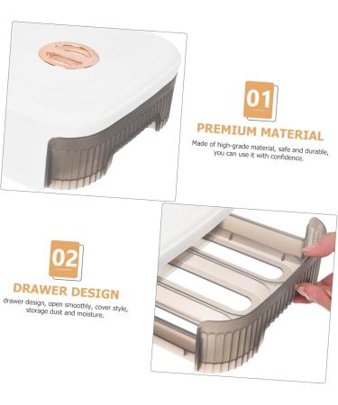 Zerodeko Box Refrigerator Egg Carton Container with Lid Out Fridge Drawer Refrigerator Storage Container Tray - Buy Online on GoSupps.com