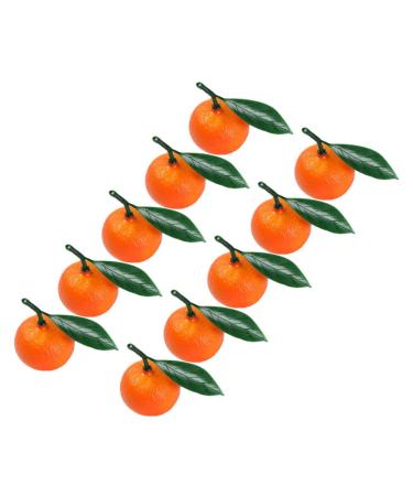 OUNONA Fake Fruits 10pcs Fake Fruit Orange Home Decor Simulation Oranges Realistic Fruit Artificial Fruit Decor Artificial Citrus Fruits Mini Artificial Fruit Ornament Foam Reward