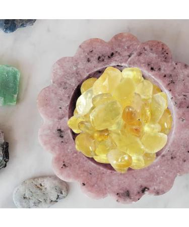 Crystal Hideaway Citrine Polished Stones Natural Tumbled Crystal for Solar Plexus Chakra Balancing Reiki Healing Tumbling Cabbing Decor lb - Buy Online on GoSupps.com