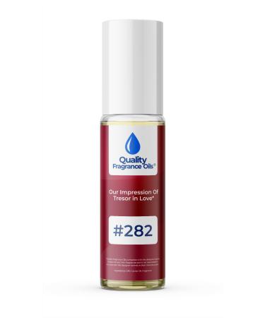 Quality Fragrance Oils' Impression #282 Generic Fragrance Compatible with Tresor in Love (10ml Roll On) Tresor In Love Impression #282 0.34 Fl Oz (Pack of 1)