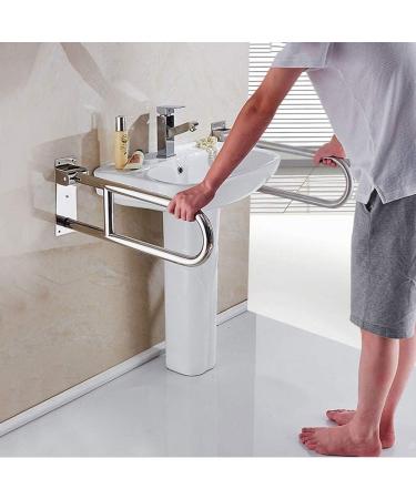 Bathroom Grab Bar Safety Support Rail Bathroom Safety Grab Bar Non-slip Handrail Flip-up Bathroom Grab Bar Safety Rail Toilet Handra - Buy Online on GoSupps.com
