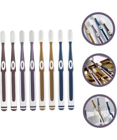 Tovinanna 8-St Nano Toothbrush - Travel Tooth Hygiene for Kids | Silicone Bristles & Large Design | International Shipping Available - Buy Online on GoSupps.com