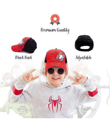 Marvel Spiderman Boys Baseball Cap | Breathable Toddler Hat Ages 3-9 - Buy Online on GoSupps.com