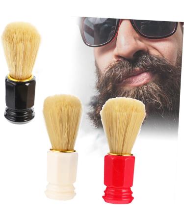 Fomiyes 3 STK Wild Boar Bristle Hair and Beard Brush Set | Premium Hairdresser Neck Brush | Dachs Bartbrush for Men | Professional Grooming Tools - Buy Online on GoSupps.com