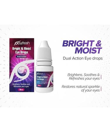  3pack Ocufresh Brightening Eye Drops | Eye Drops for Tired & Dry Eyes | Sterile & Lab Tested 3 Pack - Buy Online on GoSupps.com