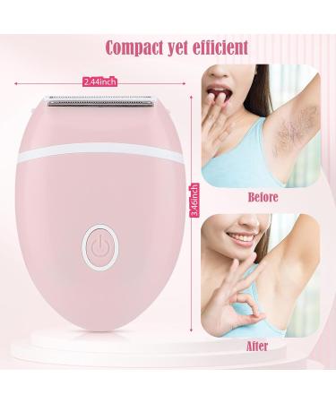 BeautiSilk Electric Hair Shaver for Women - Compact Cordless Wet & Dry Razor | Smooth Body & Dual Trimmers | Travel-Friendly Bikini Line Grooming (Pink - Buy Online on GoSupps.com