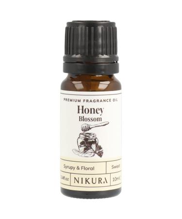 Nikura | Honey (Blossom) Fragrance Oil - 10ml | Perfect for Soap Making Candle Making Wax Melts Diffuser | Great for use in Bath Bombs Perfume Oil Perfume Scents Potpourri | Vegan & UK Made