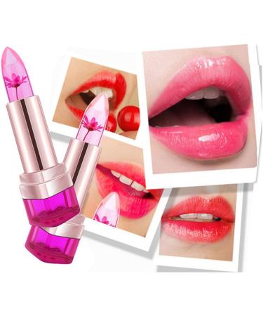FRCOLOR 3Pcs Lip Gloss Flower Lipstick Moisturizing Cream Lipstick Jelly Lip Stick Lip Balm mediumx3pcs as shown x 3pcs - Buy Online on GoSupps.com