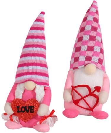 Alipis 6 Pcs Valentine Gnome Bride Cupid Valentines Gnomes Plush Gnome Ornaments Lovers As Shownx3pcs 8x7x26cm x3pcs - Buy Online on GoSupps.com