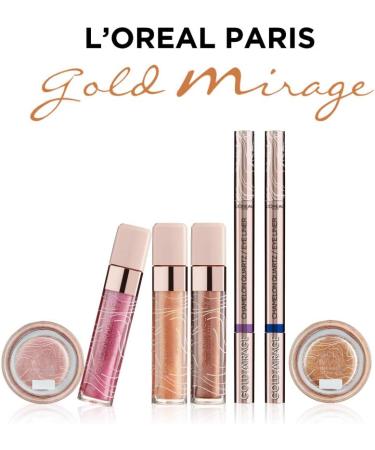 L'Or al LOr al Gold Mirage Cream Eyeshadow 02 Pink Quartz - Buy Online on GoSupps.com