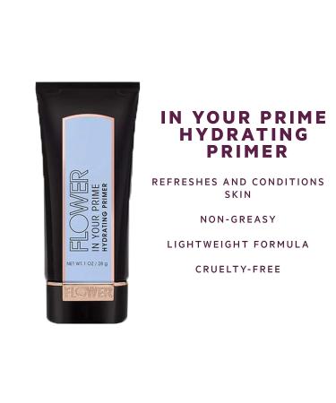 Hydrating Primer: Flower Beauty In Your Prime - Non-Greasy Lightweight Primer with Soft Focus Effect - Buy Online on GoSupps.com