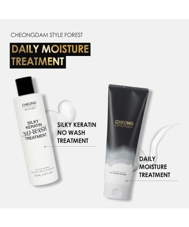 Cheongdam Style Forest Daily Moisture Treatment - Korean Deep Conditioning Hair Mask for Silky Hair | 5 Plant-Based Proteins & Amino Acids | Hydrate & Repair Dry Damage (8.12 Fl Oz - Buy Online on GoSupps.com