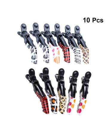 Minkissy 10-Pack Cut Clips - Slipproof Alligator Hair Clips for Women | No Curved Salon Hairpins - Two-Color Bulk Buy - Buy Online on GoSupps.com