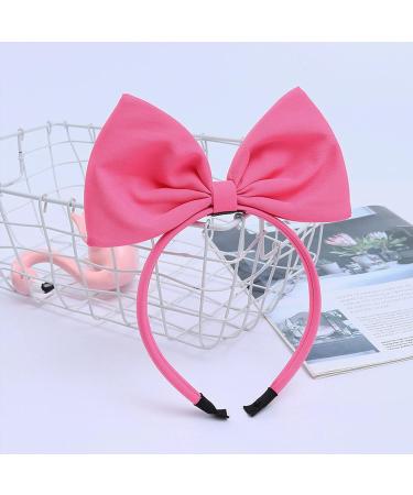 Rose Halloween Bow Headband | Big Bow Hair Hoop for Women | Fluffy Hairband for Christmas Party | Handmade Hair Accessory - Buy Online on GoSupps.com