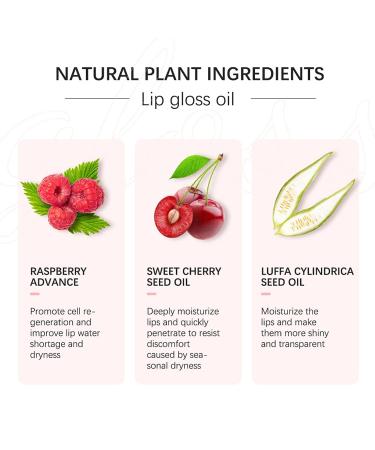 JHSLCHA 2Pcs Plumping Lip Oil Hydrating Lip Glow Oil - Rosewood | Moisturizing Gloss for Lip Care and Dry Lips - Buy Online on GoSupps.com