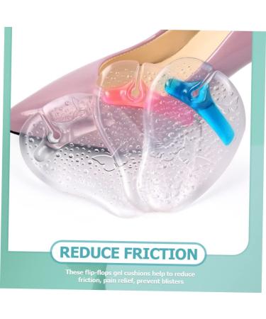 NOLITOY High Heel Cushion Inserts - 6 Pairs Palm Rest Gel Cushions for Women's Sandals & Flip-Flops - Toe Protectors & Comfort Pads - Blue 10x7cm - Buy Online on GoSupps.com