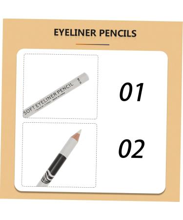 Healvian 120 Pcs Lying Silkworm Eyeliner Liner Gel Pencil Makeup Eyeliner Pencils Eyeliner Pens White Powder - Buy Online on GoSupps.com