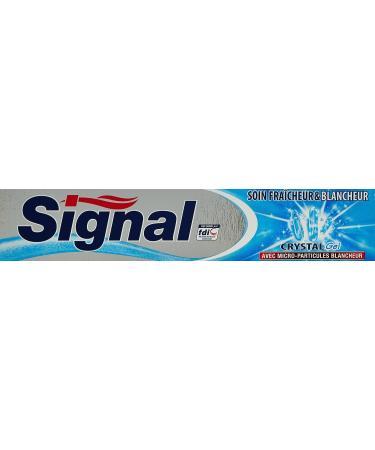 Signal toothpaste freshness & whiteness crystal gel 75 ml