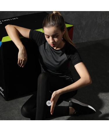 4-Piece Magnetic Acupressure Balls Set | Finger Massage & Stress Relief Rings | Silver Hedgehog Massage Balls - Buy Online on GoSupps.com