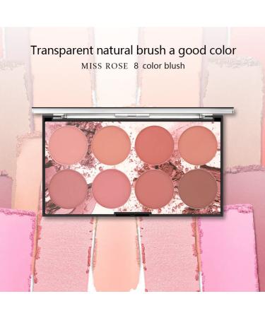 Beteligir 8 Colors Face Blush Palette - Matte & Shimmer Professional Makeup for Women & Girls Lightweight Contour & Highlight - International Shipping Available - Buy Online on GoSupps.com