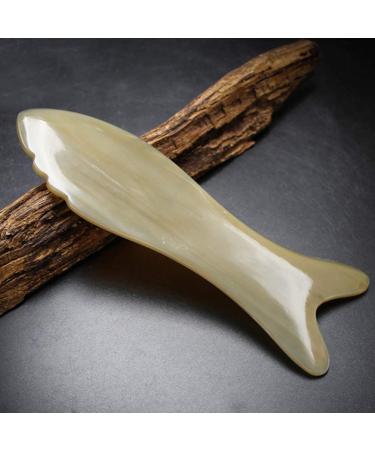 Exceart Buffalo Horn Gua Sha Plate - Physical Acupressure Scraping Tool for Back, Legs, Arms, Neck & Shoulders - Buy Online on GoSupps.com