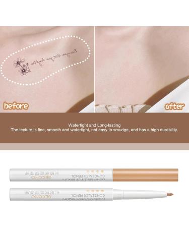 Concealer Waterproof Eyebrow Concealer Pencil Coverage Foundation Cream Long-Lasting Blemishes Smoothing Moisturizing 3 Colors  - Buy Online on GoSupps.com