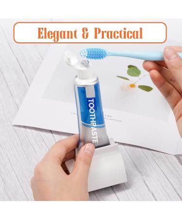 Set of 2 Rolling Tube Toothpaste Squeezer Dispenser Stand - Multicolor - Buy Online on GoSupps.com