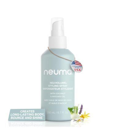 NEUMA Neu Volume Styling Hair Spray 6.7 Fl. Oz. Heat Protectant Volumizing Spray with Fennel Ylang Ylang Patchouli and Vanilla Scent Hair Volumizer for Fine Hair