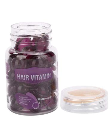 Moisturizing Hair Care Vitamin Capsules - Anti-Frizz & Repair Dryness with Violet Essence - Buy Online on GoSupps.com