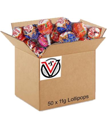Chupa Chups Sugar Free Assorted Flavour Lollipops 50 11g - Full Box VIMIX Assorted Lime Orange 11000.0 gram - Buy Online on GoSupps.com