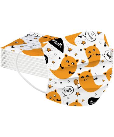 50PC Halloween Disposable Face_Masks for Adults Kids 3-Ply Colorful Breathable Face_Mask with Nose Wire Protective Facemask (50PC disposable for Kids C) - Buy Online on GoSupps.com
