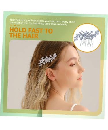 Ipetboom Crystal Side Hair Comb Hair Accessories for Prom Bride Headpieces for Wedding Girls Hair Accessory Combs Wedding Crystal Hair Comb Bridesmaid Light Luxury Hairpin Alloy - Buy Online on GoSupps.com