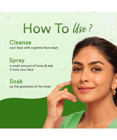 Lacto-Calmine's Face Toner with Cucumber Green Tea Niacinamide for Deep Pore Cleansing Alcohol-Free 120ml 2 Pack - Buy Online on GoSupps.com