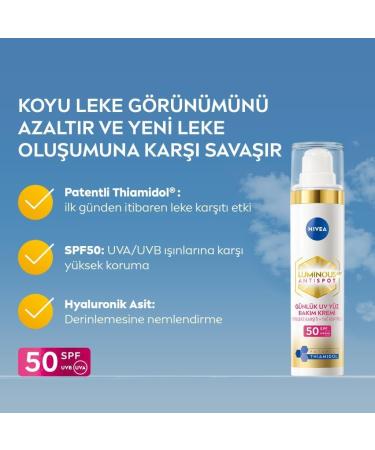 Nivea Cellular Luminous AntidarkSpot Dagcr me 40 ml - Buy Online on GoSupps.com