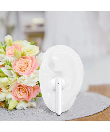 POPETPOP Silicone Ear Model Earmold for Earrings Acupuncture Jewelry - White - Buy Online on GoSupps.com