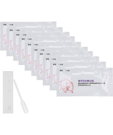 Pig Pregnancy Test Strips - Pack of 10 Disposable Early Detection Tool for Livestock Supply - Buy Online on GoSupps.com