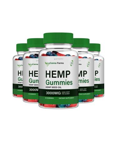 LuCanna Farms Gummies - LuCanna Farms Hemp Gummies (5 Pack 300 Gummies)