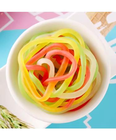 Long Fruit Juice Gummies Colored Rope Soft Sweets Children's Day Gift Fun Retro Snack (240g/8.4oz) - Buy Online on GoSupps.com