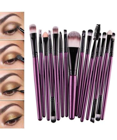 Oshide 15-Piece Professional Makeup Brush Set | Foundation Powder Eyeshadow Eyebrow & Eyeliner Brushes - Perfect for Flawless Makeup Application - Buy Online on GoSupps.com
