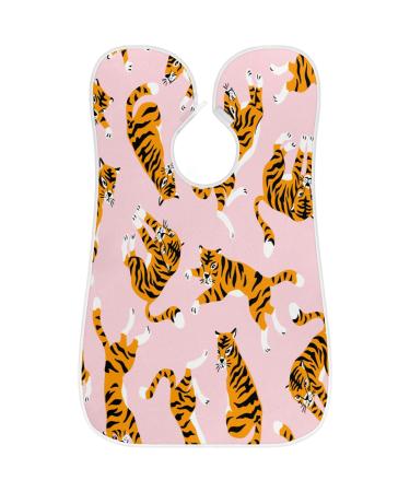 Tiger Beard Bib Apron - Non-Stick Waterproof Hair Catcher for Men | Grooming Cape with Suction Cups | Perfect Gift for Shaving & Trimming - Buy Online on GoSupps.com