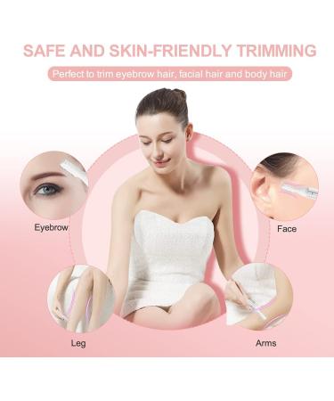 TOUCHBeauty Eyebrow Trimmer - 2 in 1 Painless Precision Face Shaver for Women | Ideal for Eyebrows Face Chin & Peach Fuzz - Buy Online on GoSupps.com